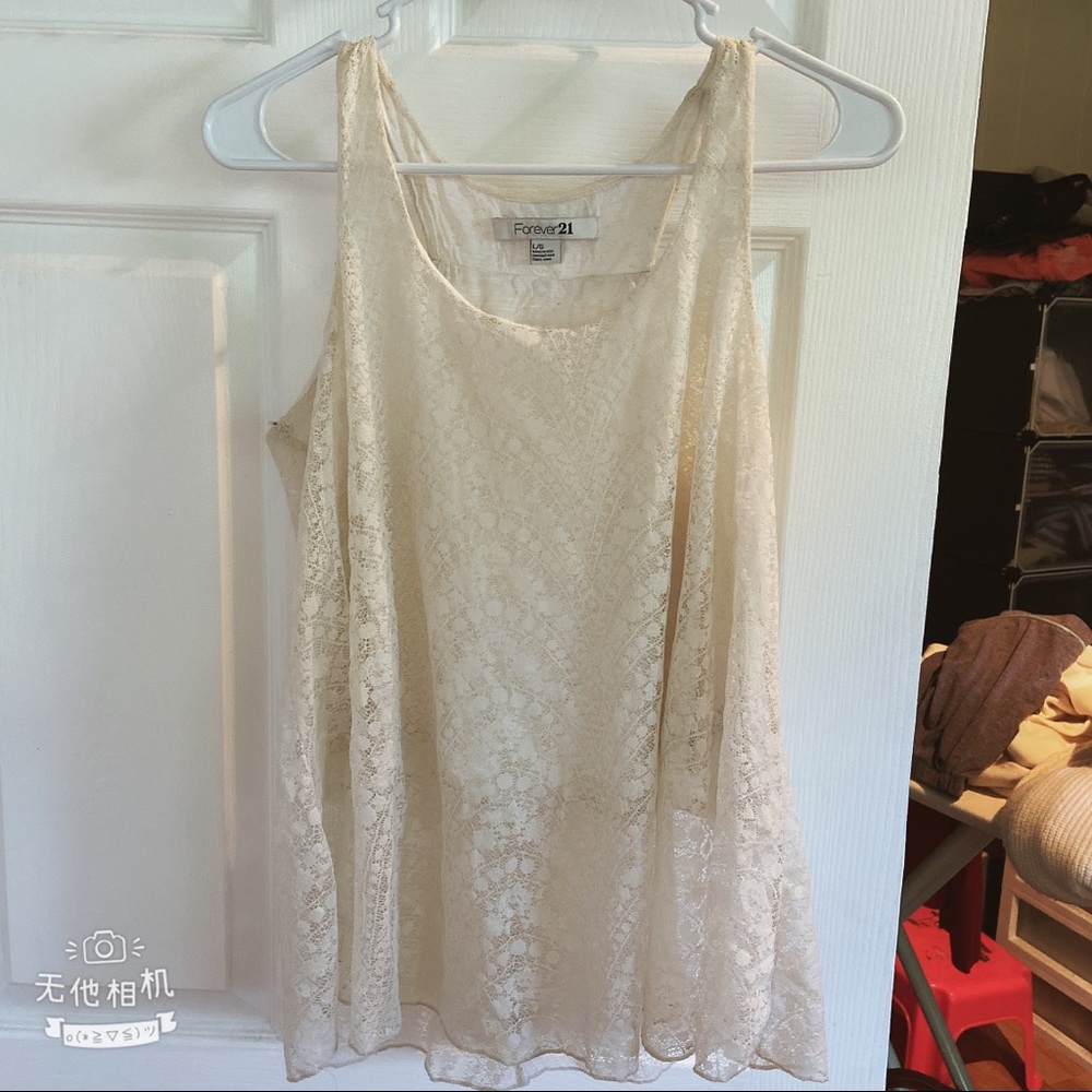Forever 21 lacy tank